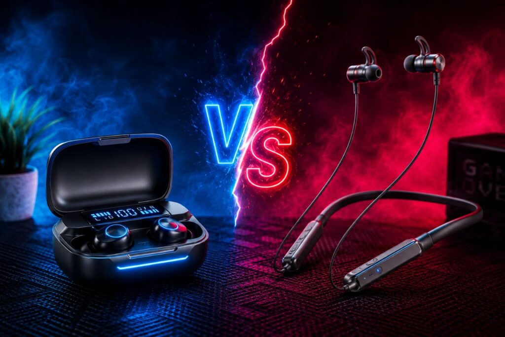 Earbuds and Neckband Comparison Blog Photo