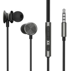 Joyroom JR-EW03 Black Color In Ear Metal Wired Earphone