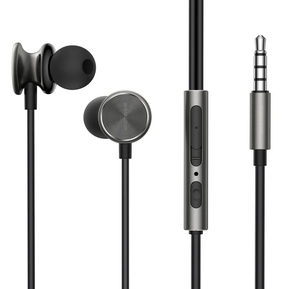 Joyroom JR-EW03 Black Color In Ear Metal Wired Earphone