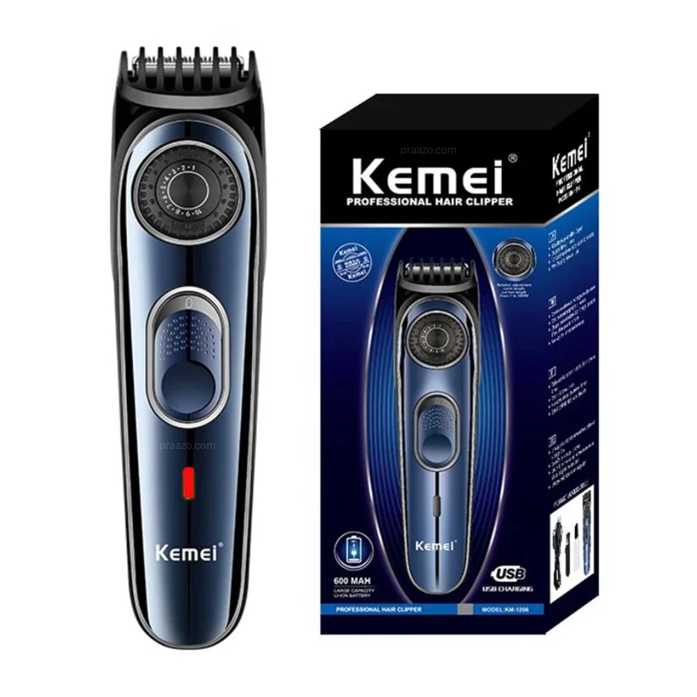 Kemei KM-1256 Hair Clipper And Beard Trimmer For Men (1)