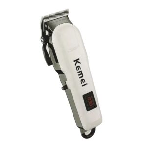 Kemei KM-809A Digital Electric Rechargeable Professional Hair Clipper Trimmer