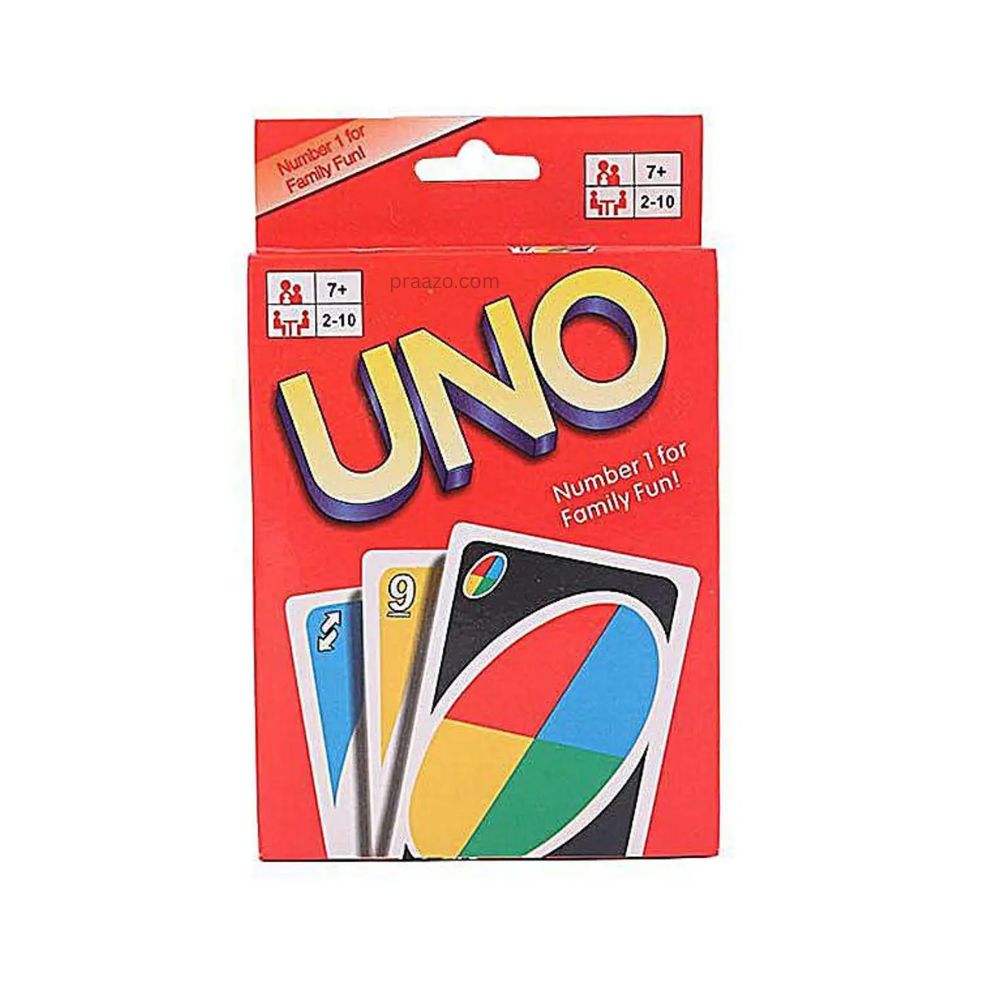 UNO Card Game Multicolor set card