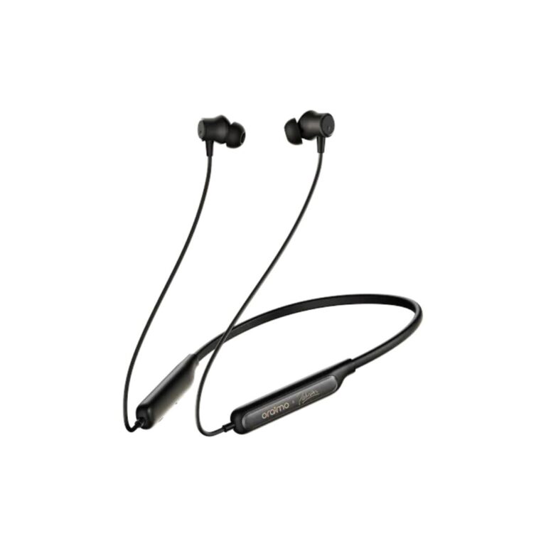 Premium Oraimo Necklace 5 OEB-E611 ANC wireless neckband headphone Tahsan version with magnetic earbuds.