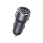 Premium Oraimo Bullet 48 OCC-73D heavy duty dual port 48W fast charging car charger adapter.