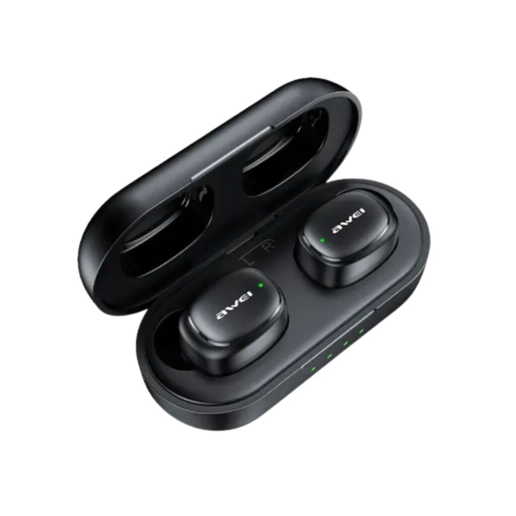 Awei T13 Pro TWS wireless earbuds with waterproof touch control bluetooth earphone for workout.