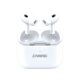 CHARG CL16 true wireless earbuds in white featuring bluetooth connectivity and compact charging case.