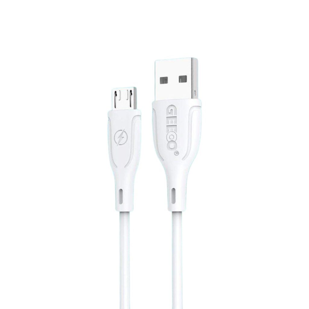 Official GEEOO DC200 fast charging USB data cable with reinforced strain relief joints.