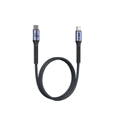 Official GEEOO DC26 1-meter 60W Type-C to Type-C fast charging data cable with reinforced joints.