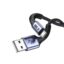 Official GEEOO DC30 3A fast charging USB data cable with extra thick reinforced joints.
