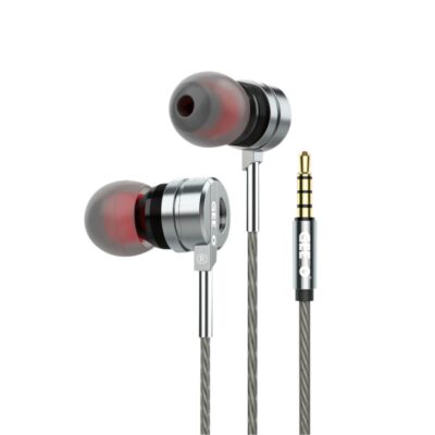 Official GEEOO X100 Superior Bass metal body wired earphone with dynamic sound chamber and in-line remote.
