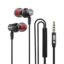 Official GEEOO X11 Powerful Sound stereo wired earphone with dynamic sound chamber and in-line remote.
