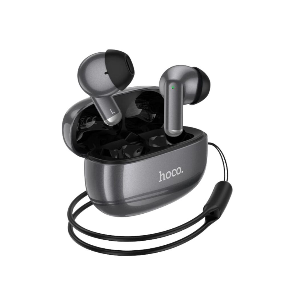 Hoco DES56 black true wireless bluetooth earbuds with stereo sound