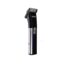 Black and gray HTC AT-1107B professional rechargeable cordless beard trimmer and hair clipper for men with high-grade stainless steel blades