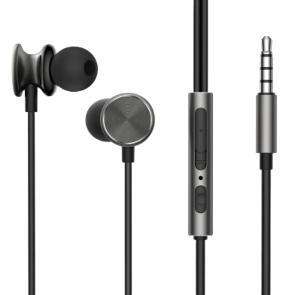 Joyroom JR-EW03 premium metal wired earbuds with mic