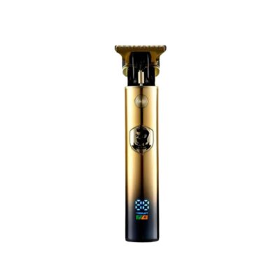 Deep purple and bronze Kemei KM-252 professional rechargeable cordless hair and beard trimmer for men with sharp stainless steel blades