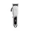 Pure metal body Kemei KM-807 professional hair clipper and cordless beard trimmer for men featuring a side adjustable taper lever and a transparent LED digital display