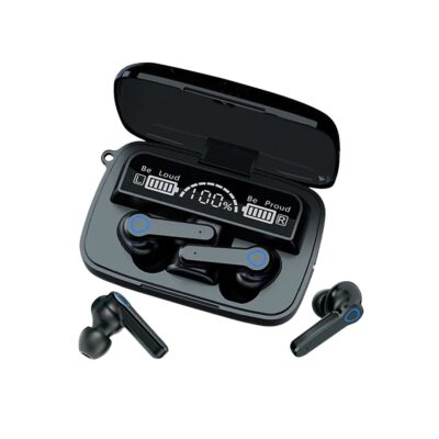 M19 TWS wireless bluetooth earbuds with digital display power bank case