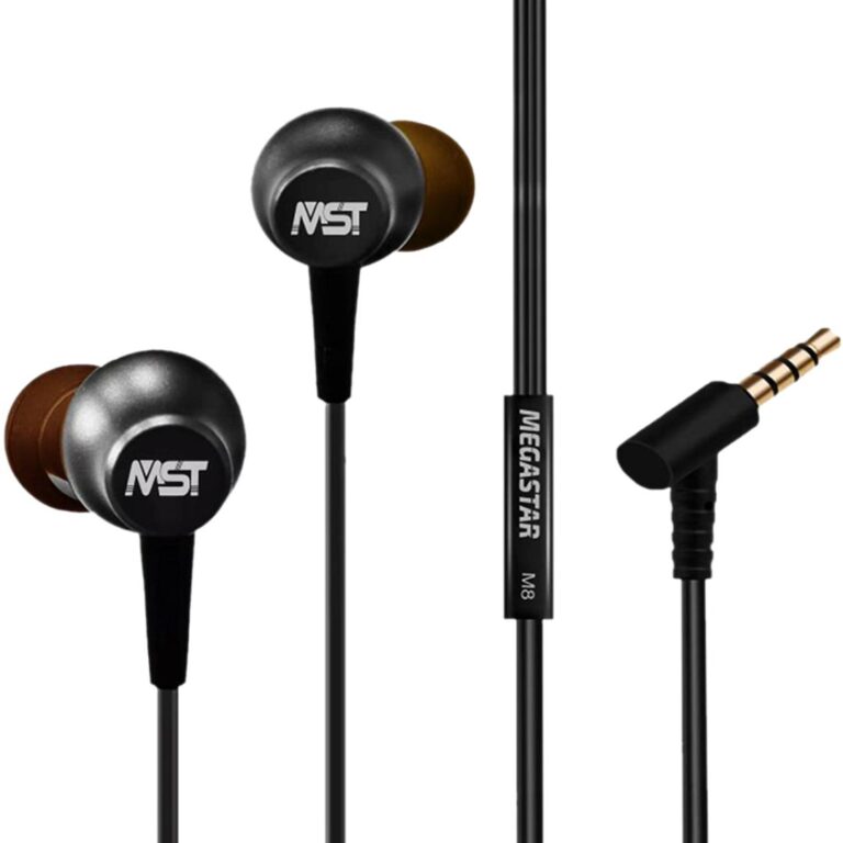 Megastar M8 wired over-ear headphone high bass stereo headset with mic