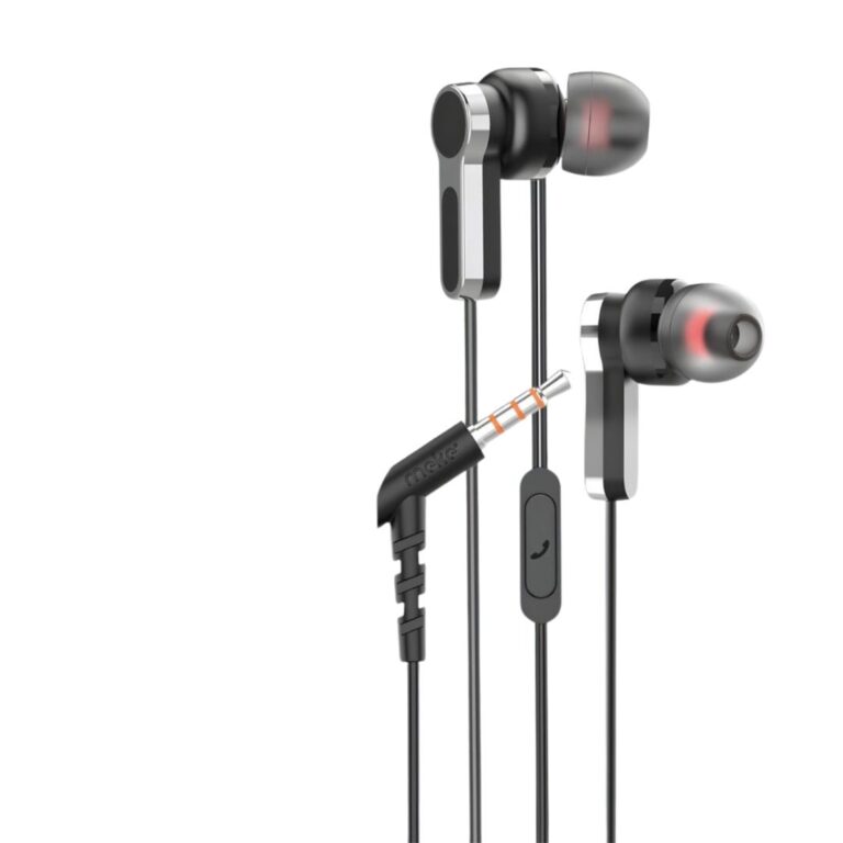 Official MEKE A5 Clear Stereo wired earphone featuring high-definition microphone and in-line remote.
