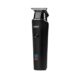Black VGR V-937 professional rechargeable electric hair trimmer and cordless clipper for men with a self-sharpening stainless steel T-blade and an LED digital display