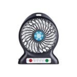 Praazo 2-in-1 USB handheld and mini desktop rechargeable fan with removable dock base in Bangladesh.