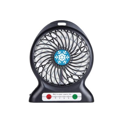 Praazo 2-in-1 USB handheld and mini desktop rechargeable fan with removable dock base in Bangladesh. USB Handheld Mini Desktop Rechargeable Fan