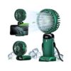 5-Speed Foldable Neck Hanging Fan & Handheld Mini Fan with Display3