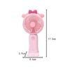 Longda-8203 Portable Handheld Rechargeable Mini Fan3