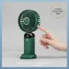 5-Speed Foldable Neck Hanging Fan & Handheld Mini Fan with Display - Image 3