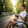 3-Speed Wearable Neckband Fan - Hands-Free Portable Double Neck Fan - Image 4