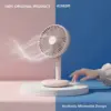 4-Speed Silent Mini Table Fan with 1200mAh Rechargeable Battery - Image 3