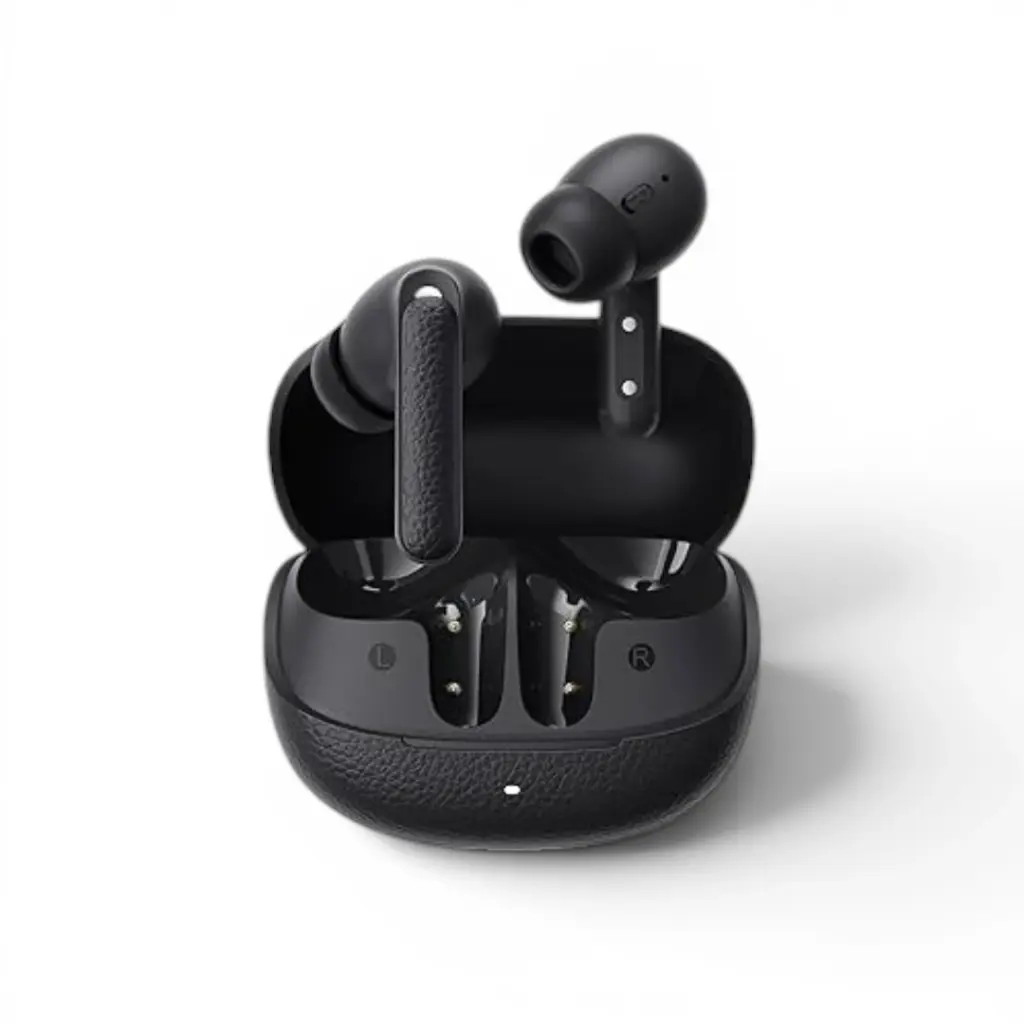 QCY HT15 ANC Buds wireless earbuds black color in Bangladesh