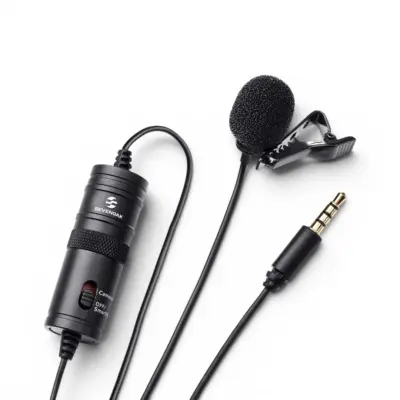 Boya BY-M1 Omnidirectional Lavalier Microphone for Smartphone DSLR and PC