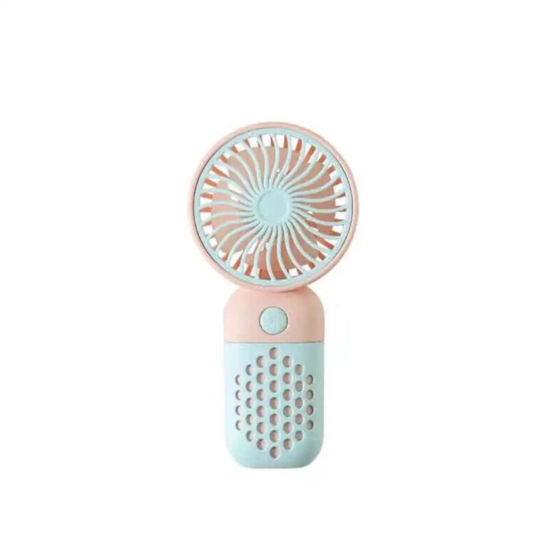 Praazo universal USB rechargeable mini fan compact pocket size for daily travel in Bangladesh.