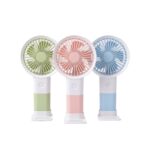 Praazo cute design 3-gear mini rechargeable fan for kids and girls school bags in BD.