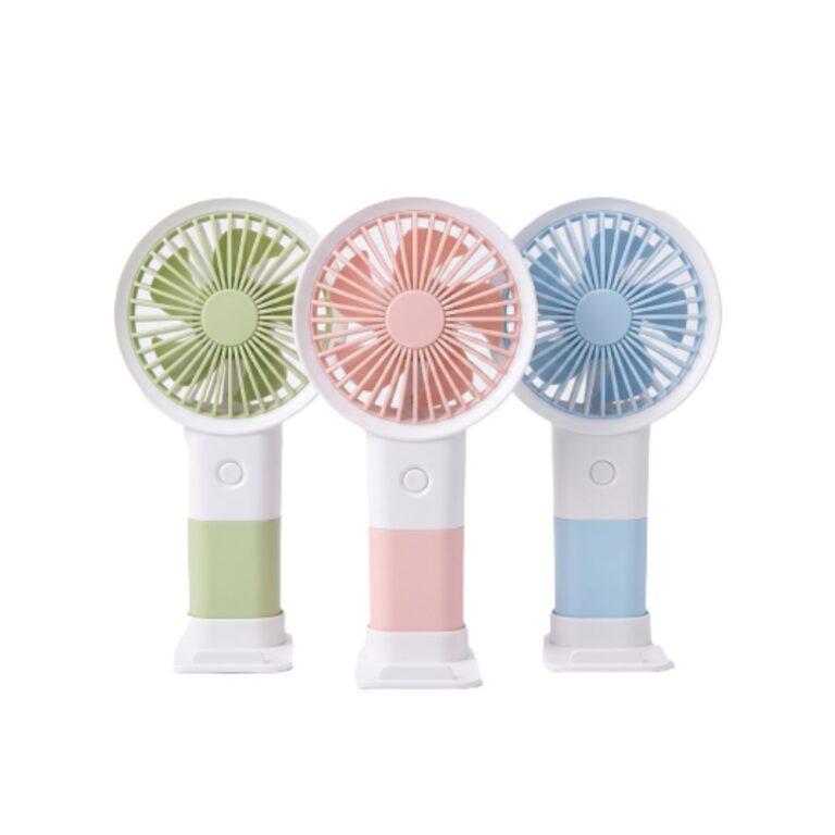Praazo cute design 3-gear mini rechargeable fan for kids and girls school bags in BD.