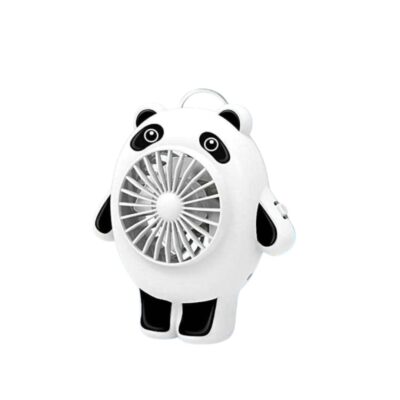 Praazo cute panda design mini rechargeable handheld fan for kids and baby strollers in Bangladesh.