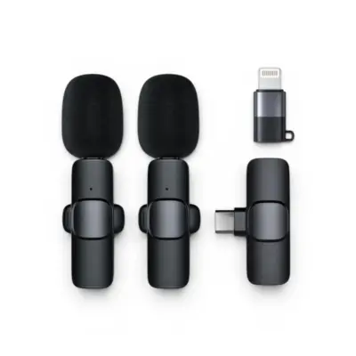 K11 Wireless Lavalier Microphone for Mobile Recording and Live Streaming