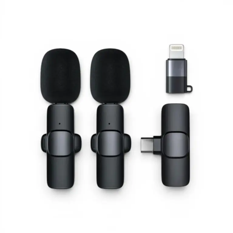 K11 Wireless Lavalier Microphone for Mobile Recording and Live Streaming