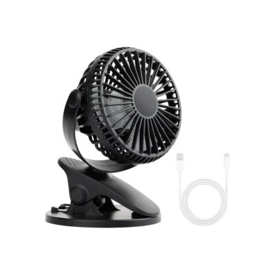 Praazo portable USB Rechargeable Mini Clip Fan Table Fan for Desk for office monitors and baby strollers in Bangladesh.