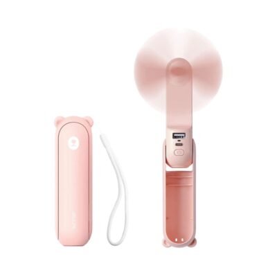 Praazo Jisulife F8 3-in-1 Foldable Mini Fan with Power Bank 2000mAh