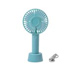 Praazo premium rechargeable portable mini fan for home study and office desk cooling in BD.