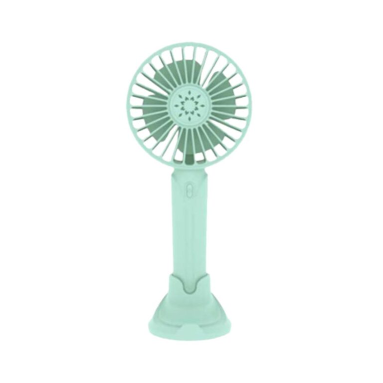 Praazo Rep 06 portable handheld and desktop rechargeable mini fan for office study tables in Bangladesh.