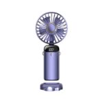 Praazo Rep Dash 05 portable mini fan with LED digital display for real-time battery tracking in Bangladesh.
