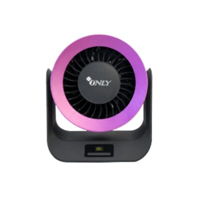Praazo smart air circulation rechargeable table fan for home bedroom and office cubicles in Bangladesh.