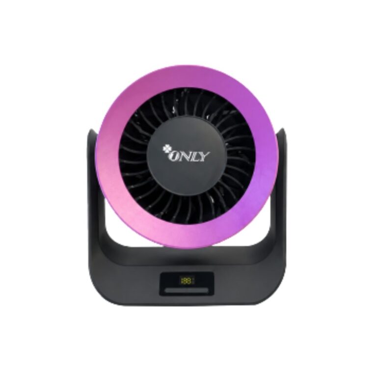 Praazo smart air circulation rechargeable table fan for home bedroom and office cubicles in Bangladesh.