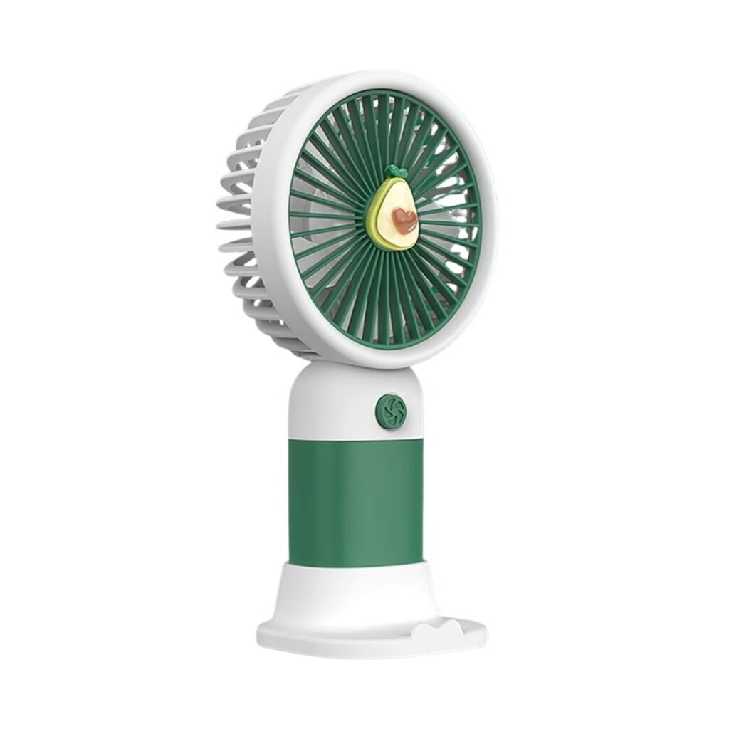 Praazo USB rechargeable mini hand fan for summer travel and office desk use in Bangladesh.