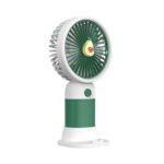 Praazo USB rechargeable mini hand fan for summer travel and office desk use in Bangladesh.