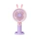Praazo YM88154 portable mini turbo fan with built-in phone stand for hands-free video streaming in BD.