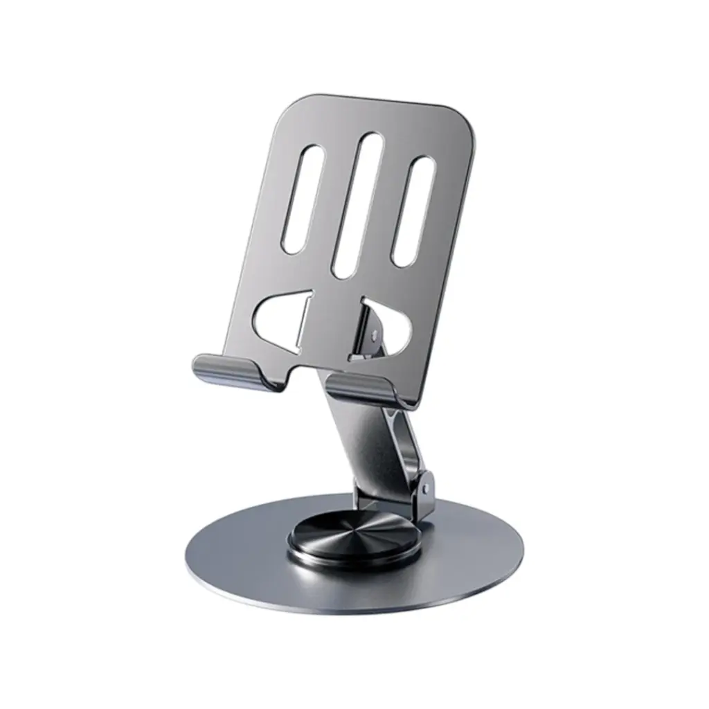 Full Metal Foldable Adjustable Desktop Stand for Mobile and Tablet